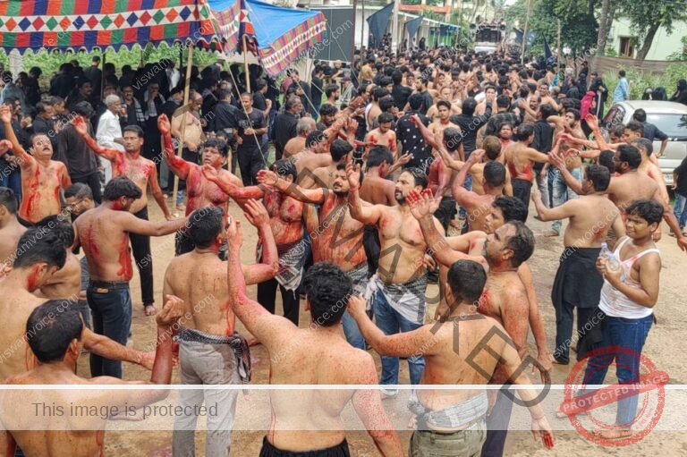 హజరత్ ఇమామ్ హుస్సేన్ కు ఘన నివాళులు