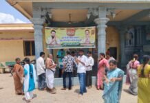 కోటిపల్లి రాజరాజేశ్వరి స్వామి ఆలయం వద్ద సత్యం