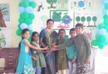 విజ్ఞాన్ స్కూల్లో ఘనంగా గ్రీన్ డే వేడుకలు