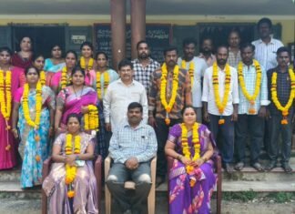 గంగవరం జిల్లా ప్రజా పరిషత్ ఉన్నత పాఠశాలలో ఏకగ్రీవంగా స్కూల్ మేనేజ్మెంట్ కమిటీ ఎన్నిక
